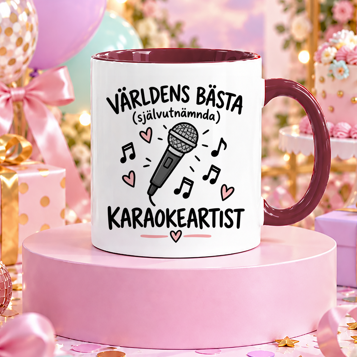 Självutnämnd Karaokeartist | Rolig mugg