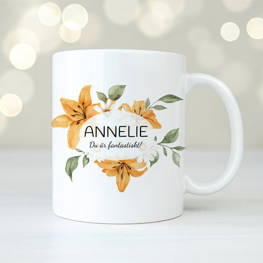 Liljor | Personlig mugg