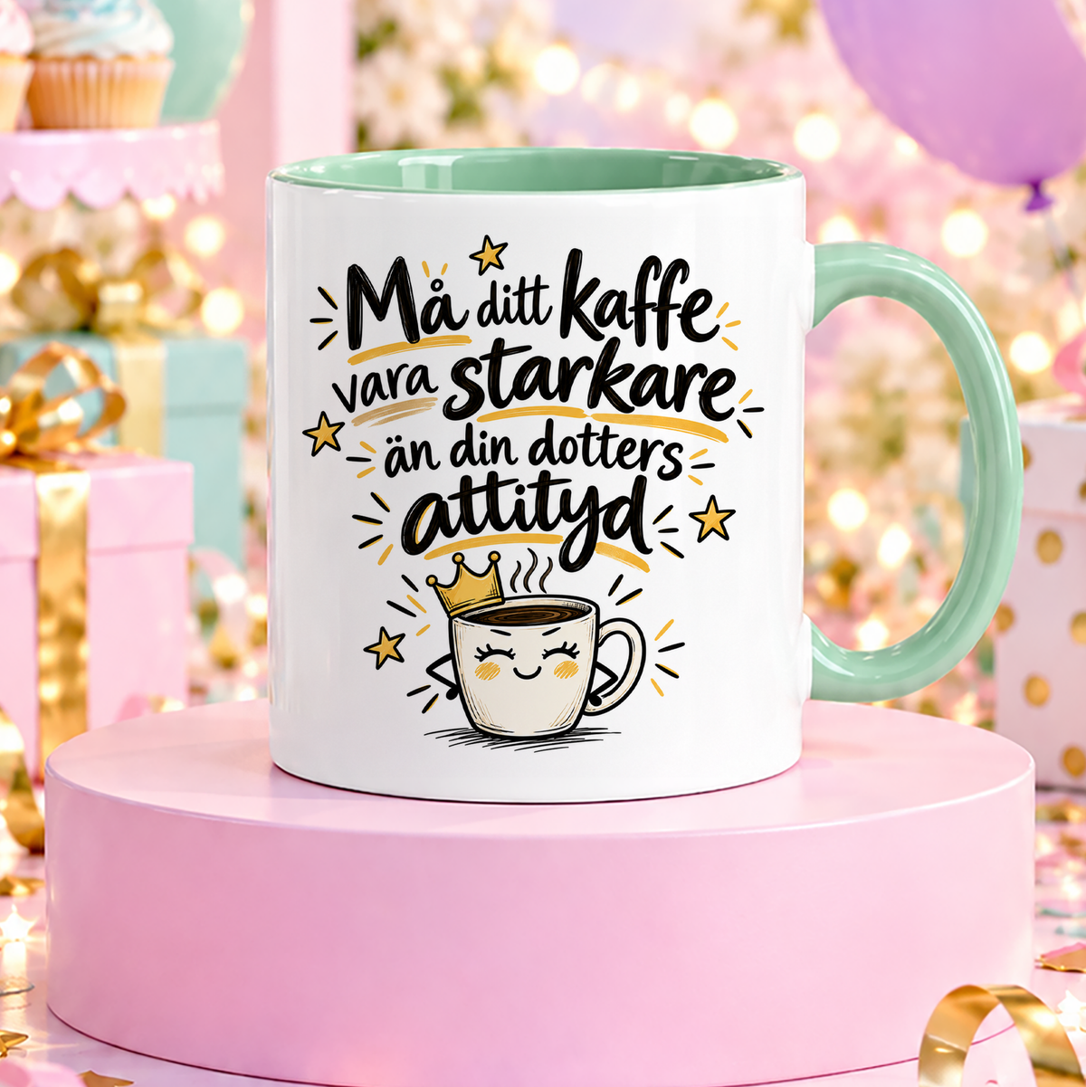 Må ditt kaffe vara lika starkt som din dotters attityd | Rolig mugg