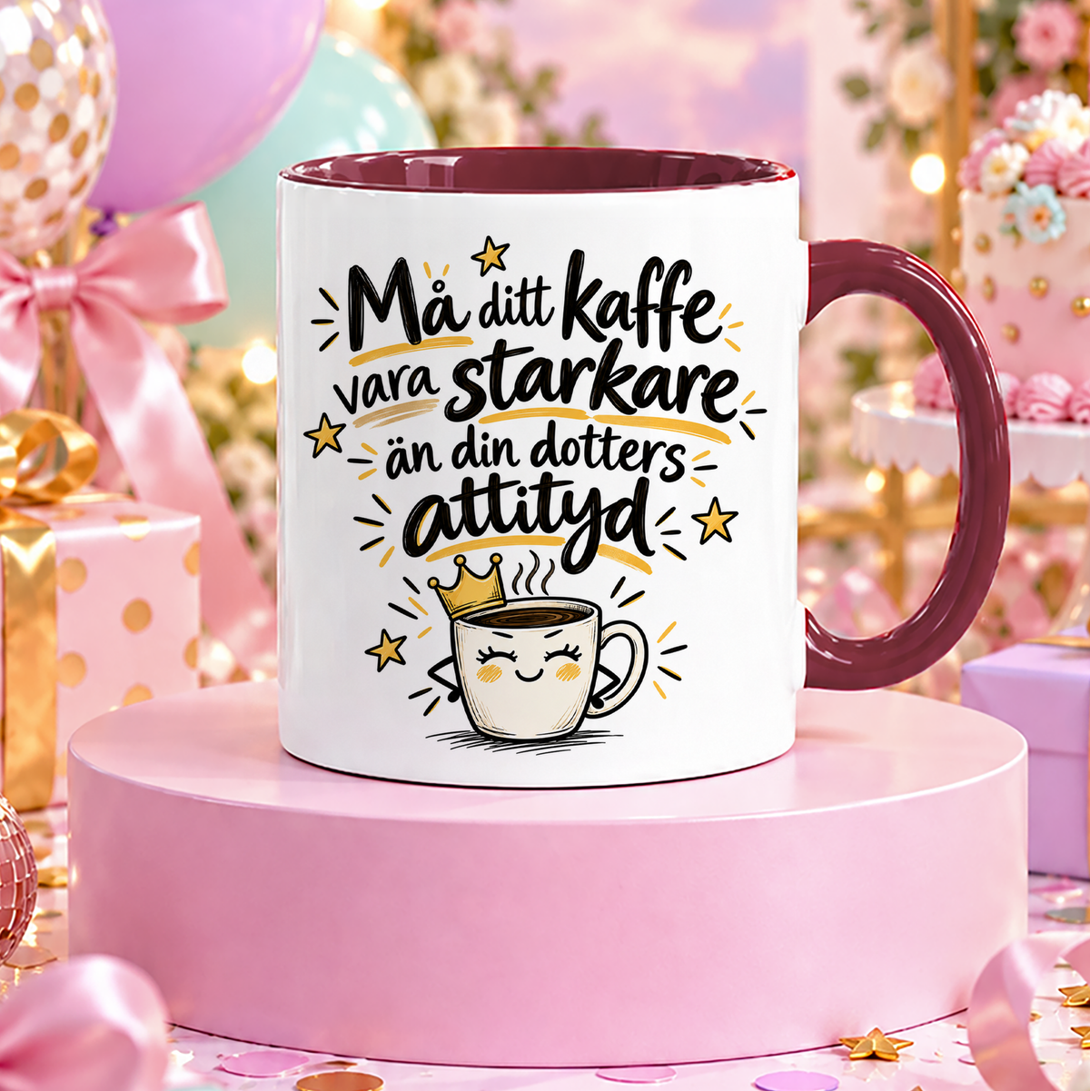 Må ditt kaffe vara lika starkt som din dotters attityd | Rolig mugg