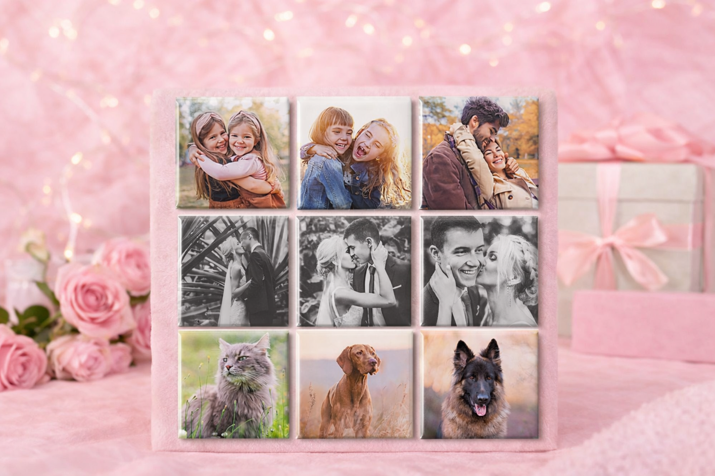 Magneter med foto (3-9 pack)