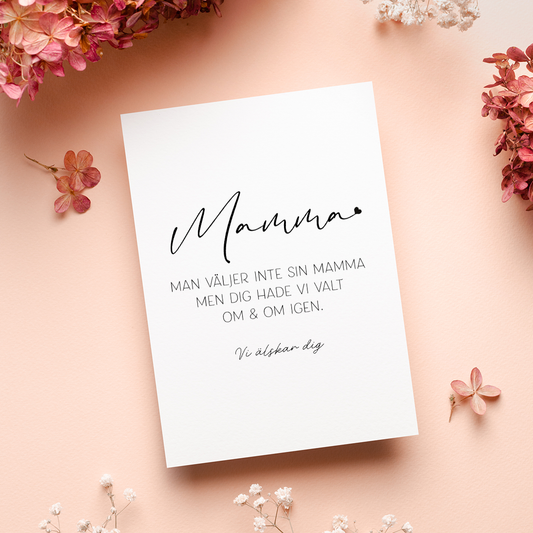 Mamma | Poster med text