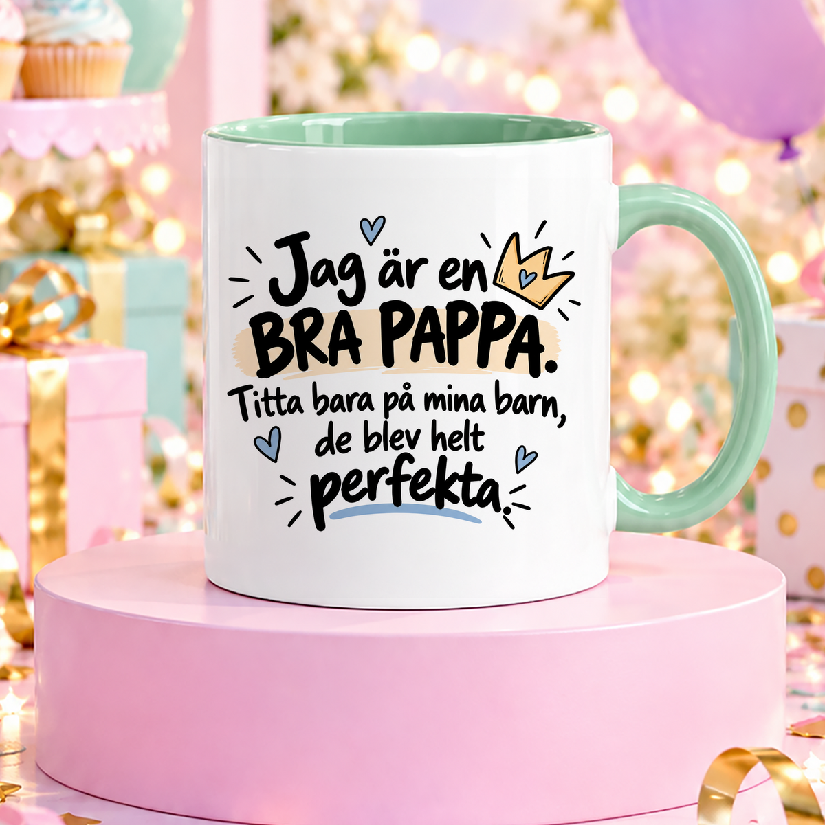 Mina barn är perfekta | Rolig mugg