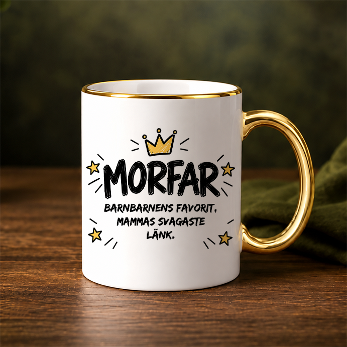 MORFAR | Egen text | Personlig mugg