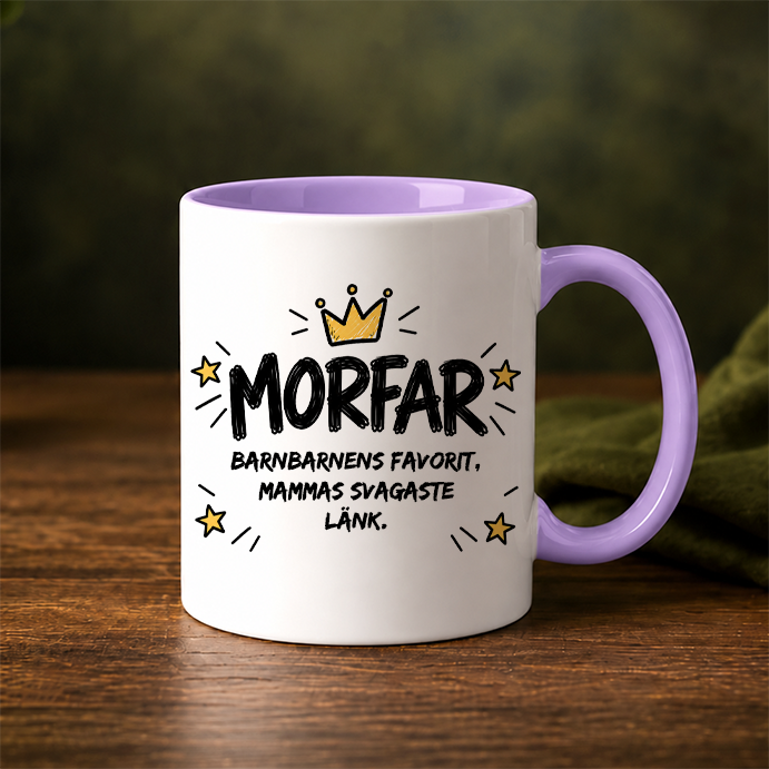 MORFAR | Egen text | Personlig mugg