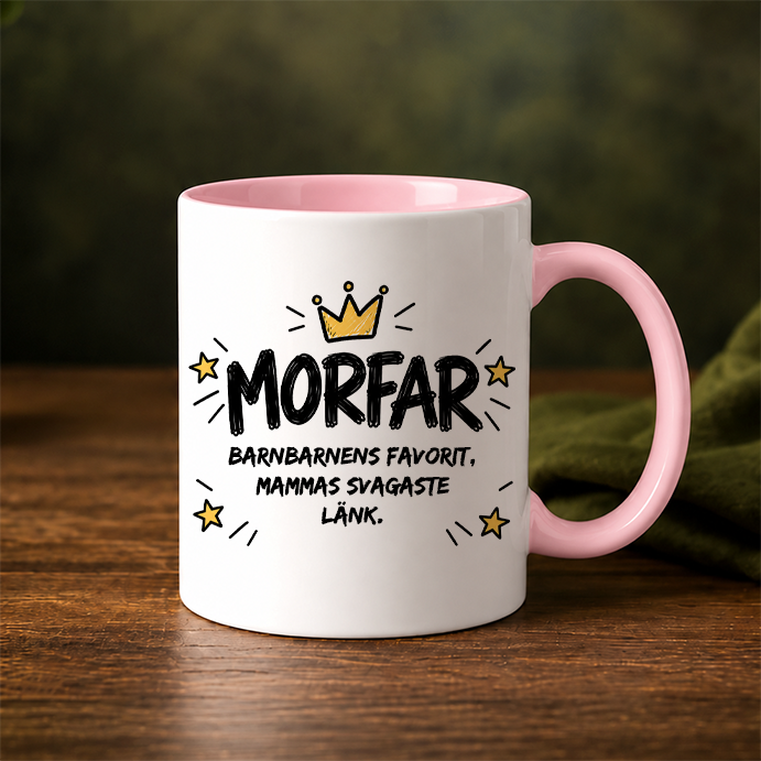 MORFAR | Egen text | Personlig mugg