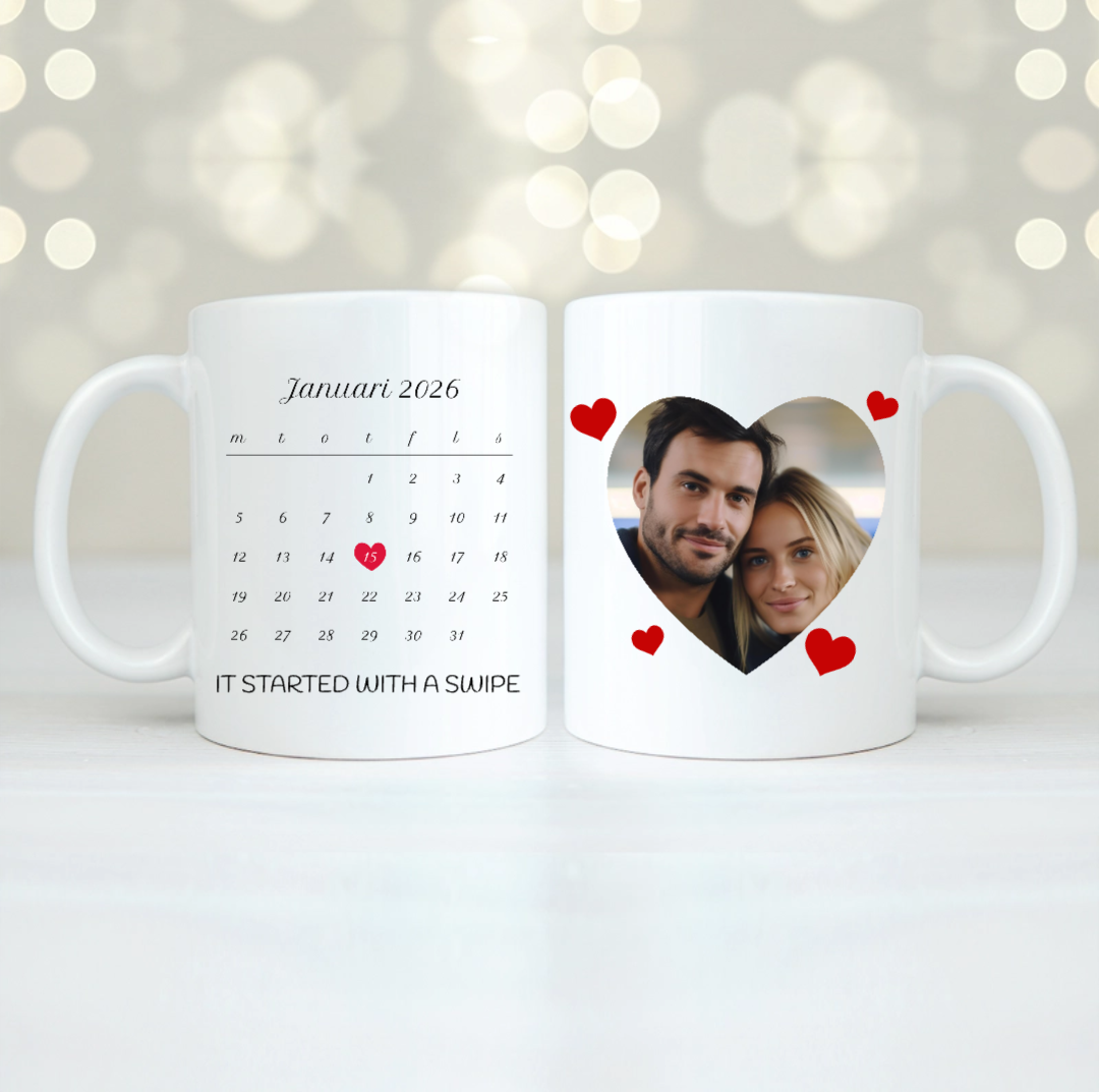 Kalender & foto | Personlig mugg