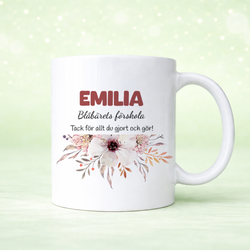 Namn, Förskola | Personlig mugg