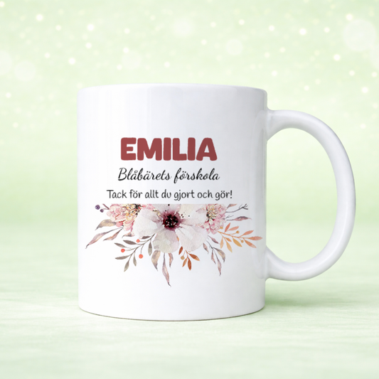 Namn, Förskola | Personlig mugg