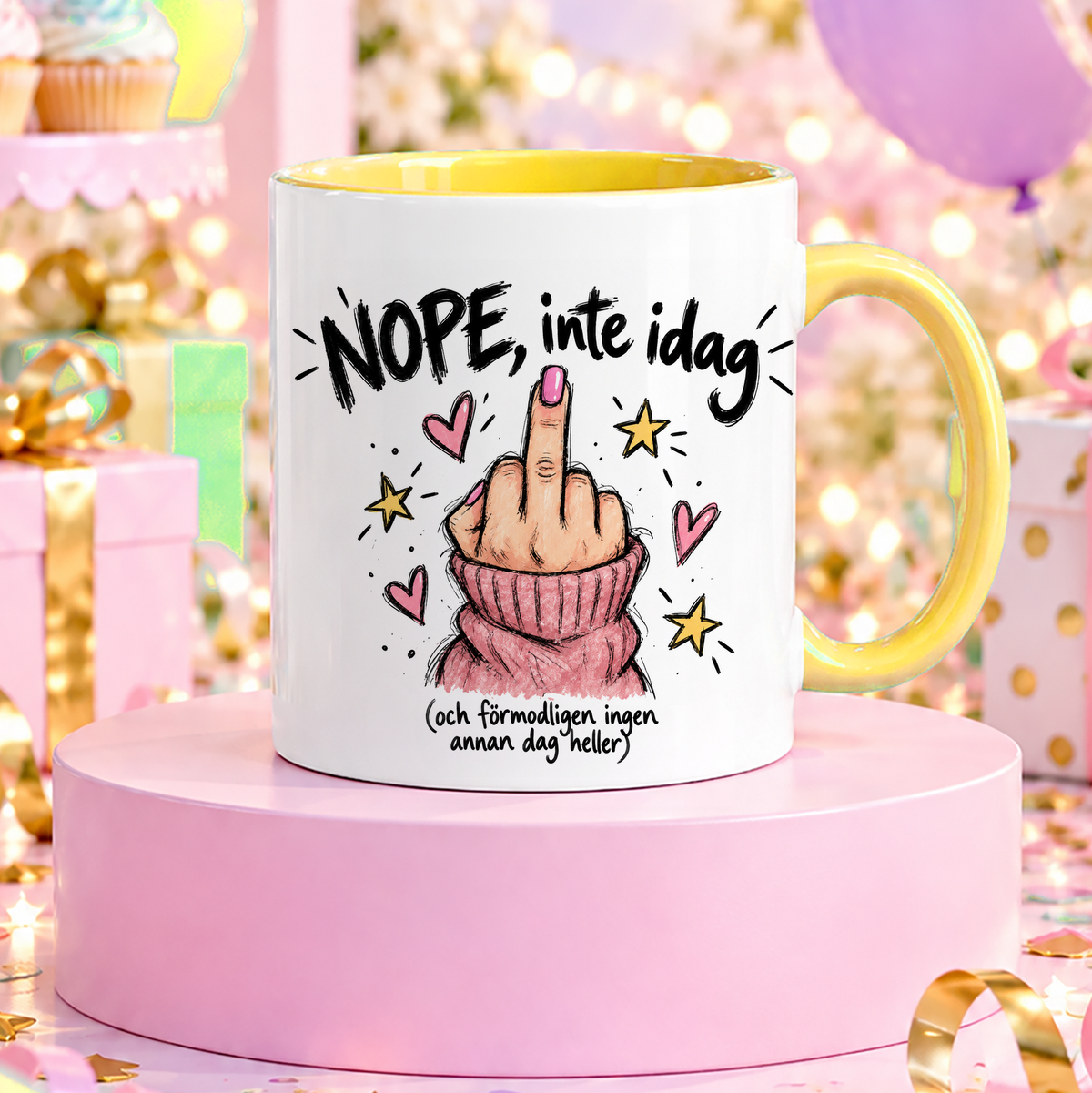 Nope, inte idag | Rolig mugg