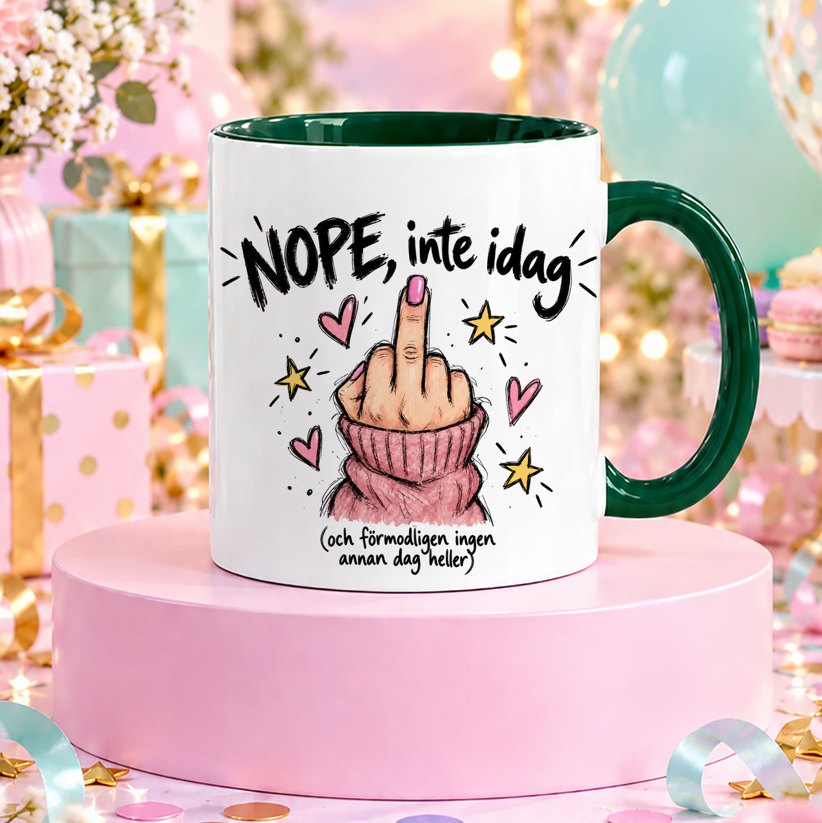 Nope, inte idag | Rolig mugg