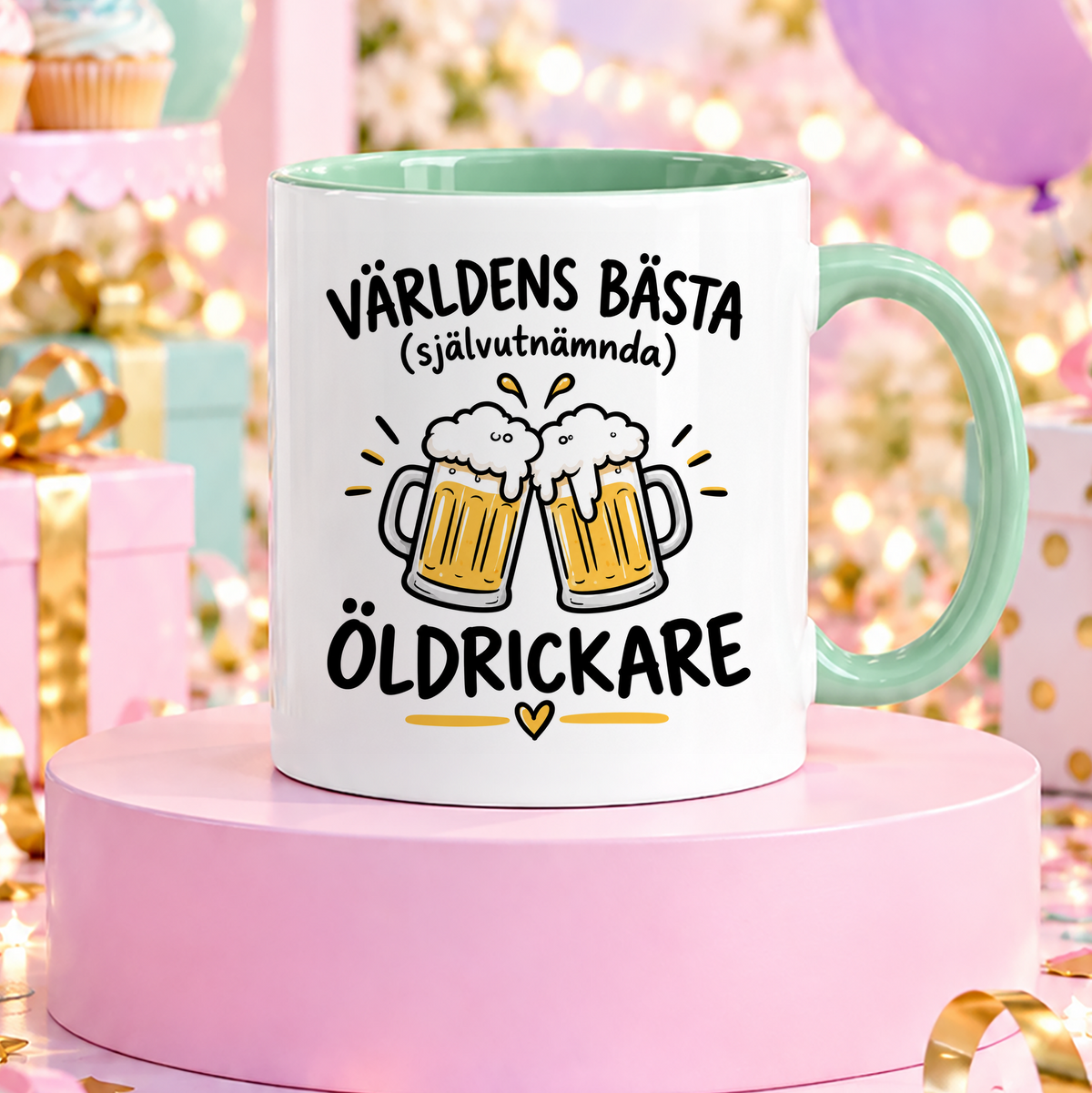 Självutnämnd öldrickare | Rolig mugg