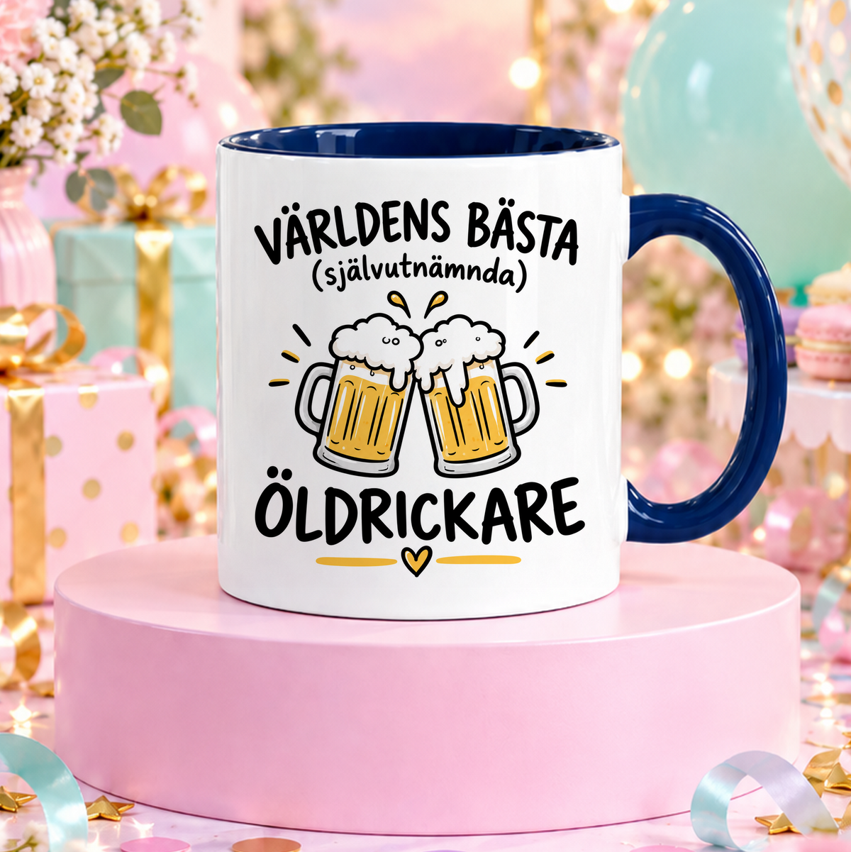 Självutnämnd öldrickare | Rolig mugg