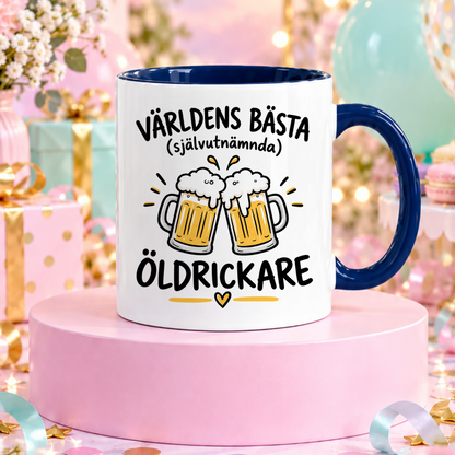 Självutnämnd öldrickare | Rolig mugg