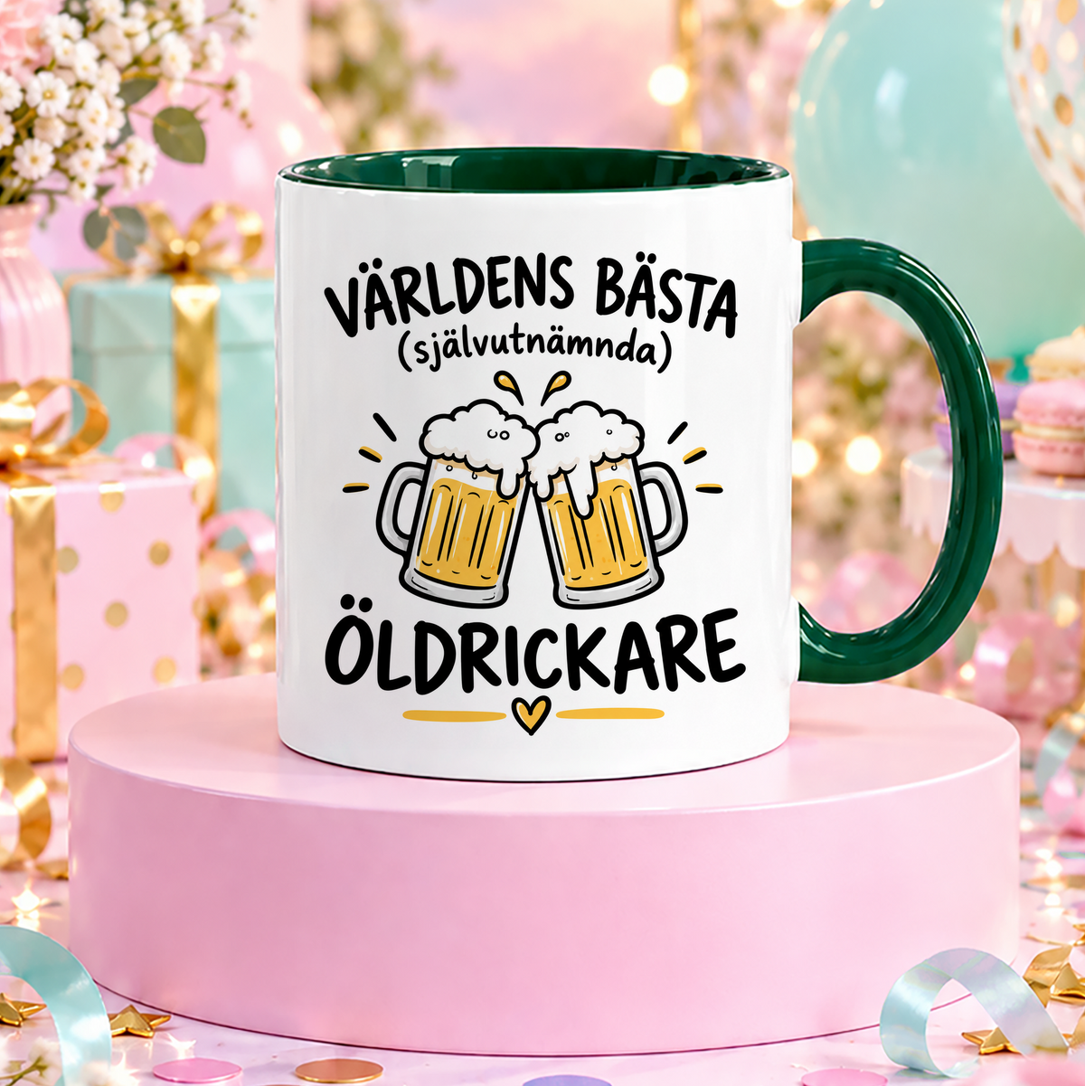 Självutnämnd öldrickare | Rolig mugg