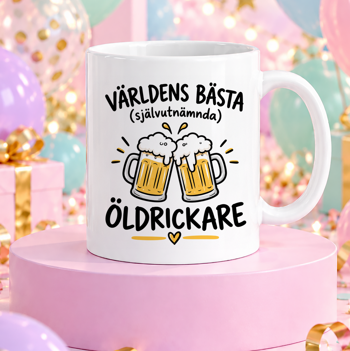 Självutnämnd öldrickare | Rolig mugg