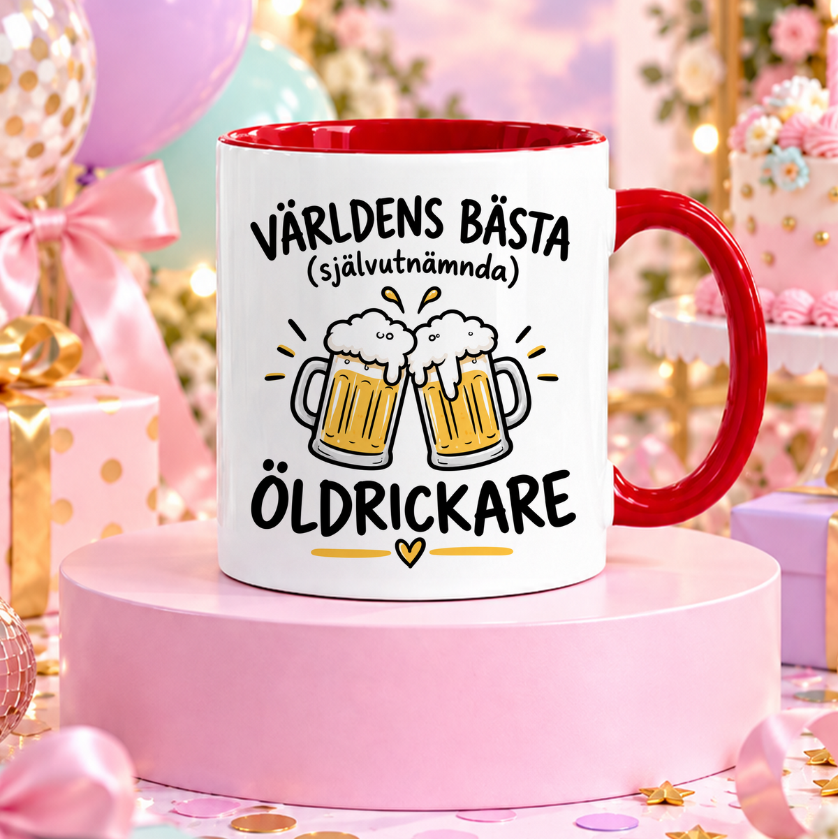 Självutnämnd öldrickare | Rolig mugg