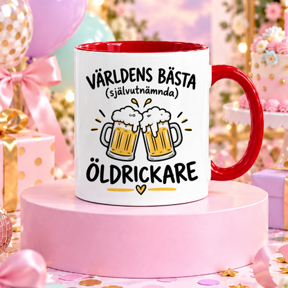 Självutnämnd öldrickare | Rolig mugg