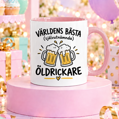 Självutnämnd öldrickare | Rolig mugg