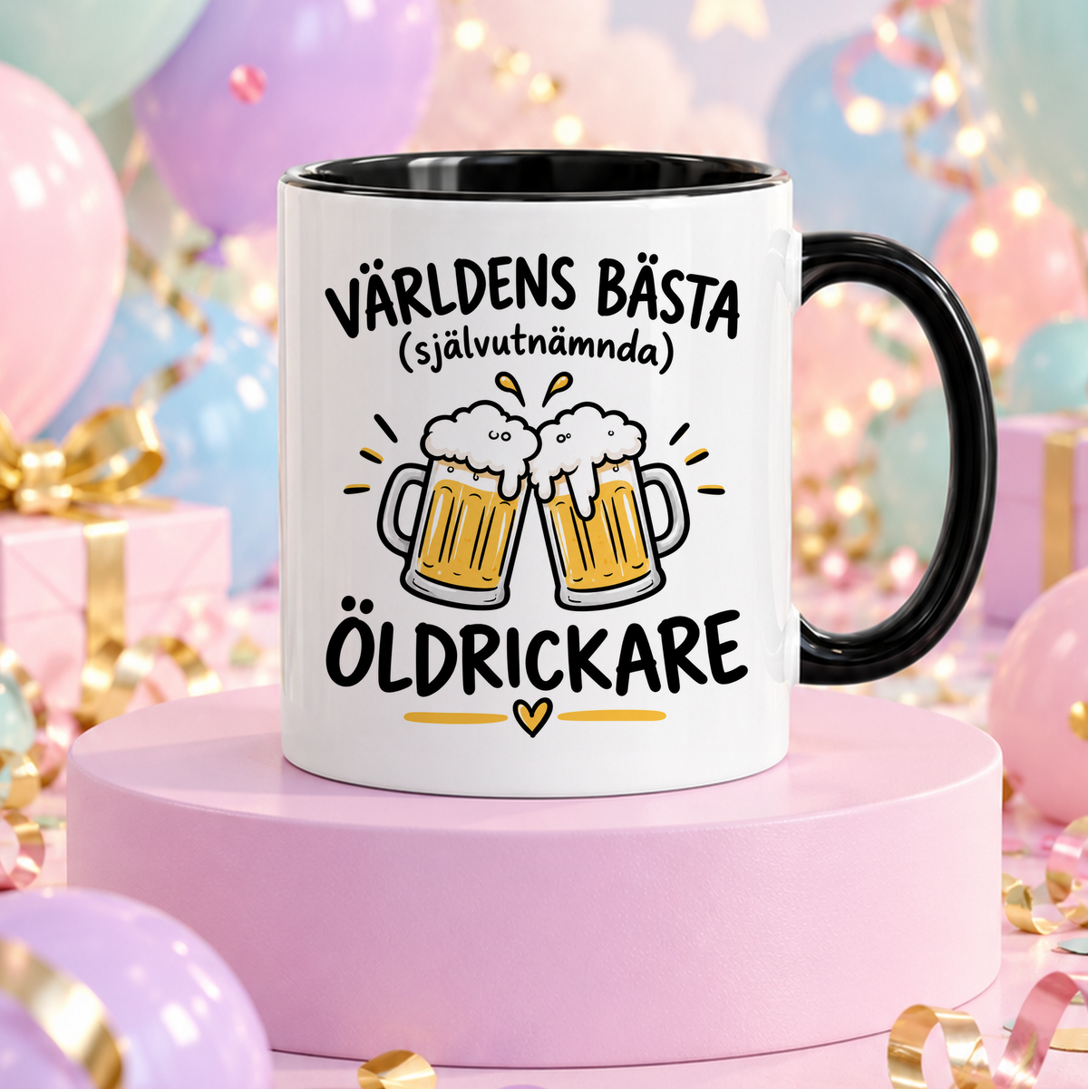 Självutnämnd öldrickare | Rolig mugg