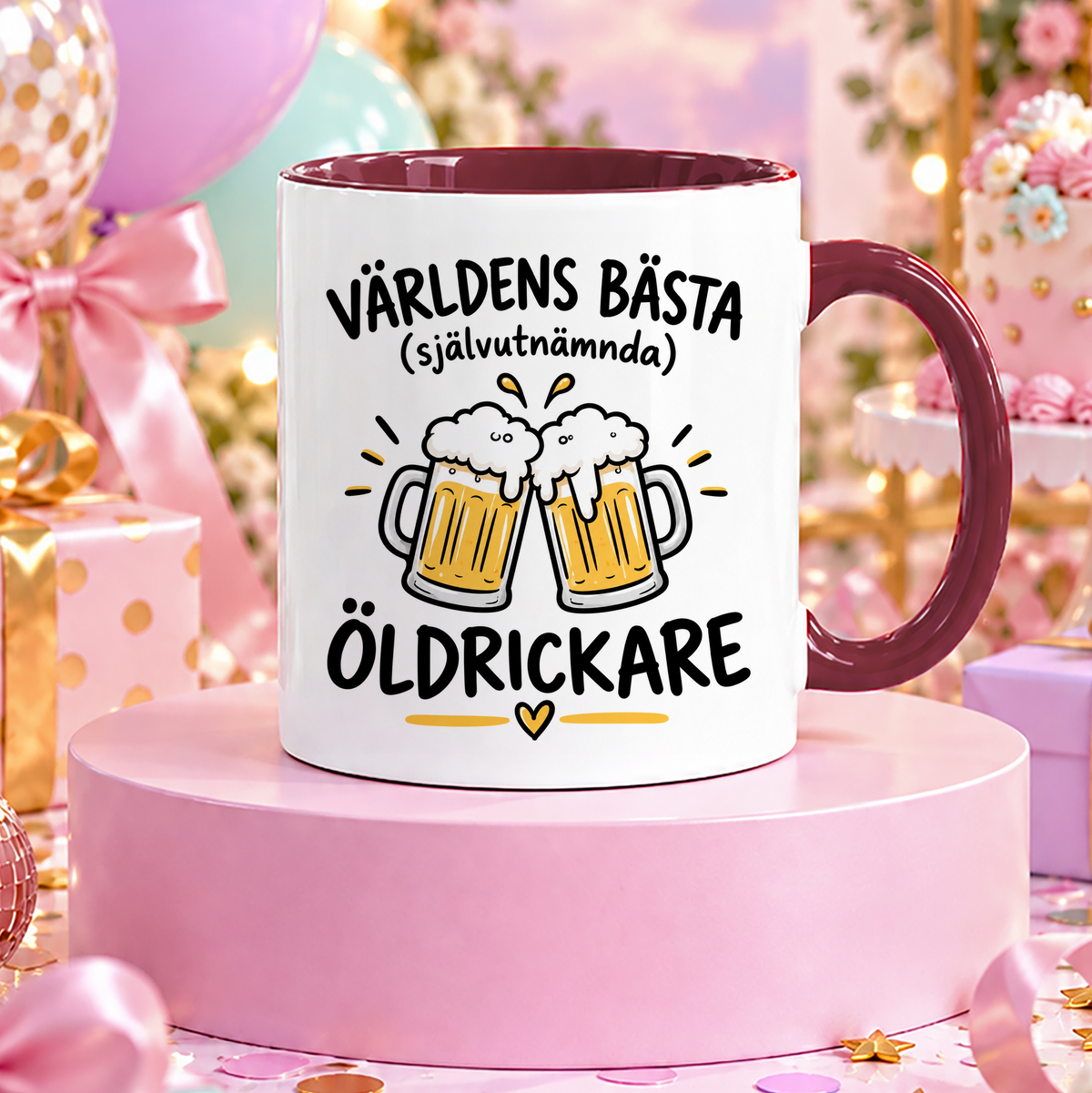 Självutnämnd öldrickare | Rolig mugg