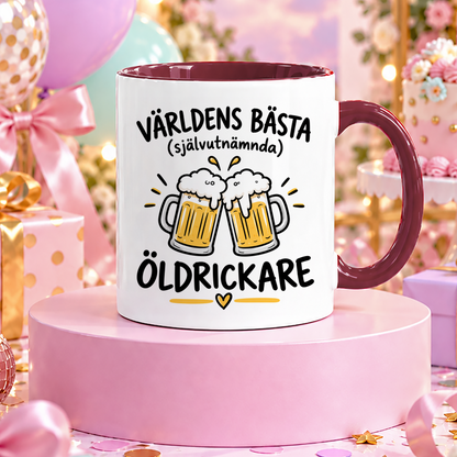 Självutnämnd öldrickare | Rolig mugg