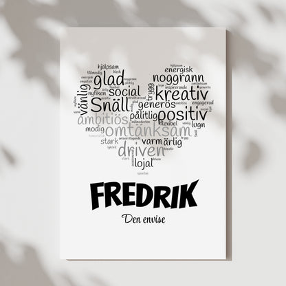 Ordmoln | Personlig poster