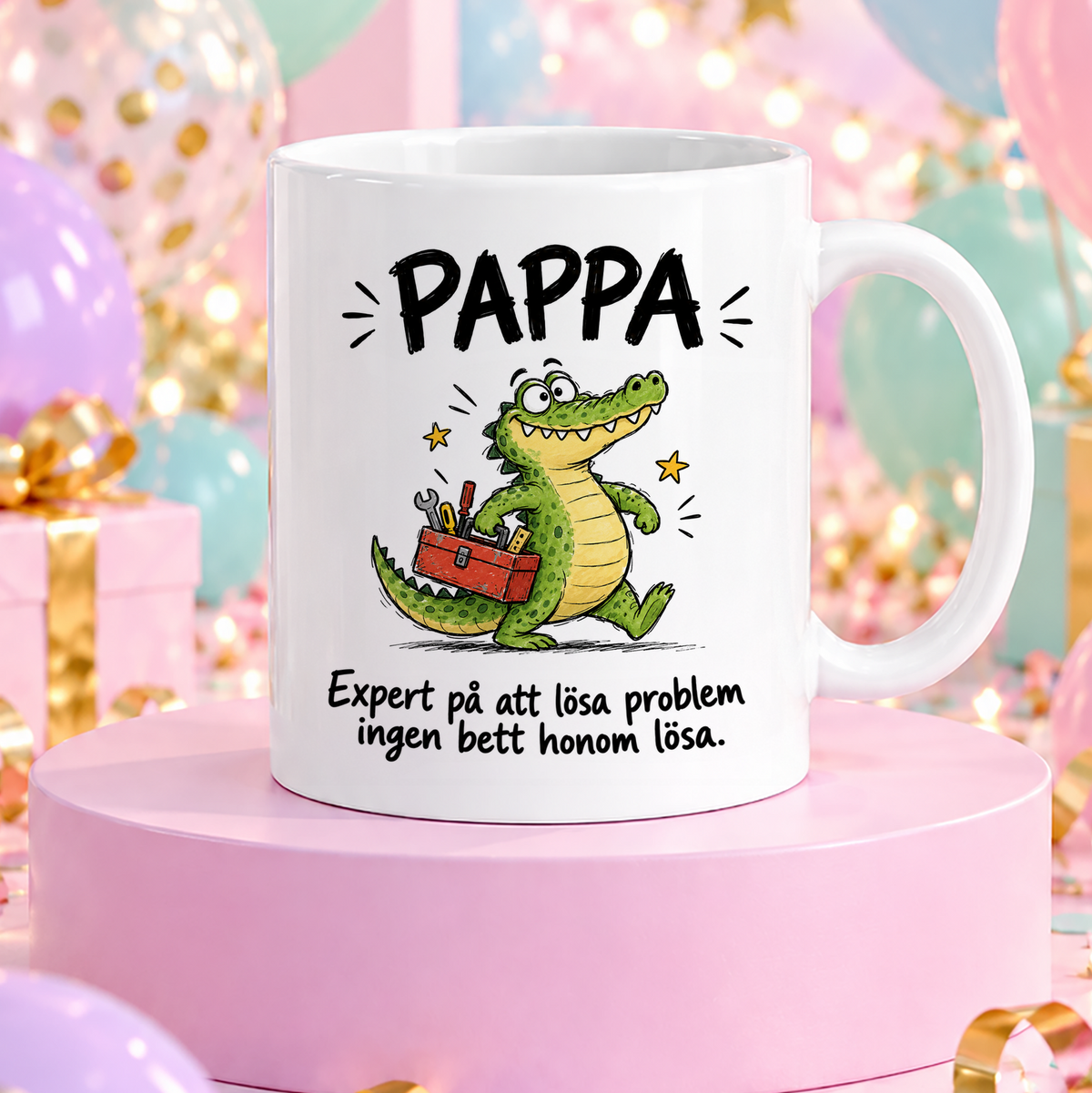 Pappa Expert på att lösa problem | Rolig mugg