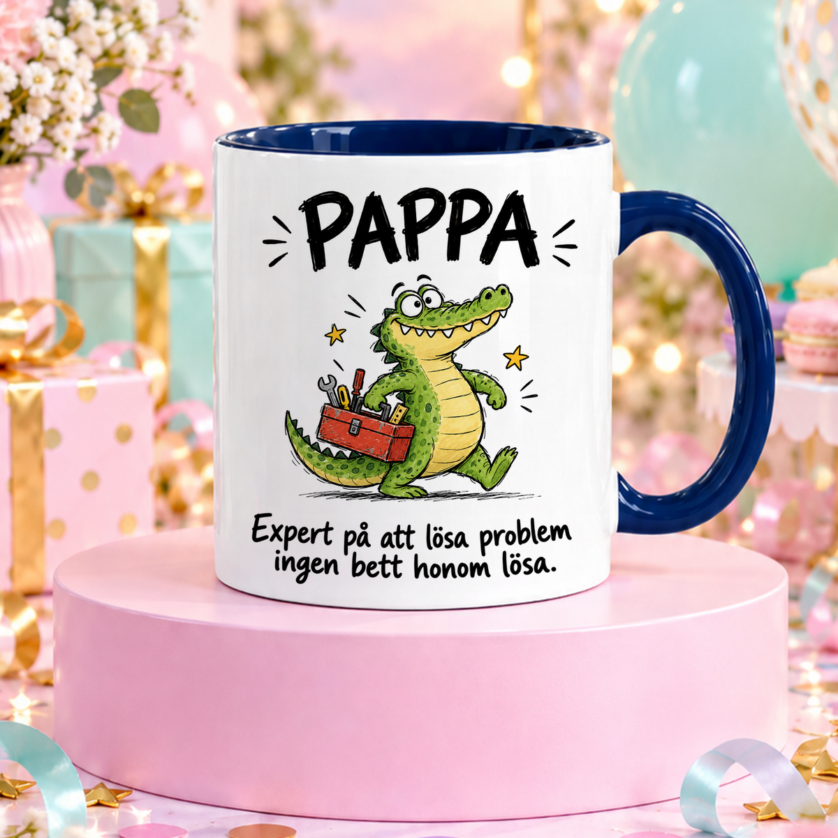 Pappa Expert på att lösa problem | Rolig mugg