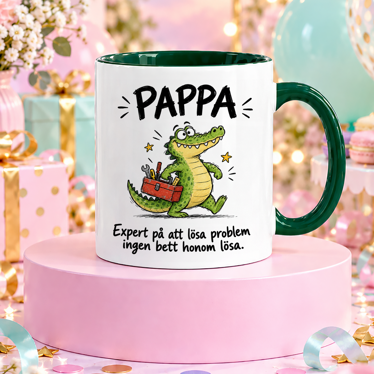 Pappa Expert på att lösa problem | Rolig mugg