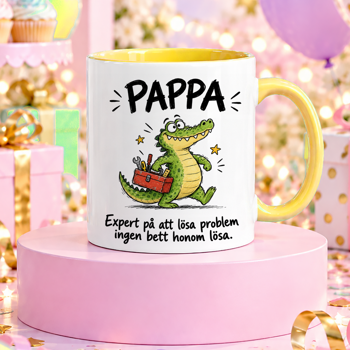 Pappa Expert på att lösa problem | Rolig mugg
