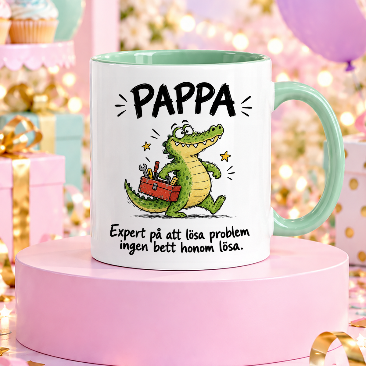 Pappa Expert på att lösa problem | Rolig mugg