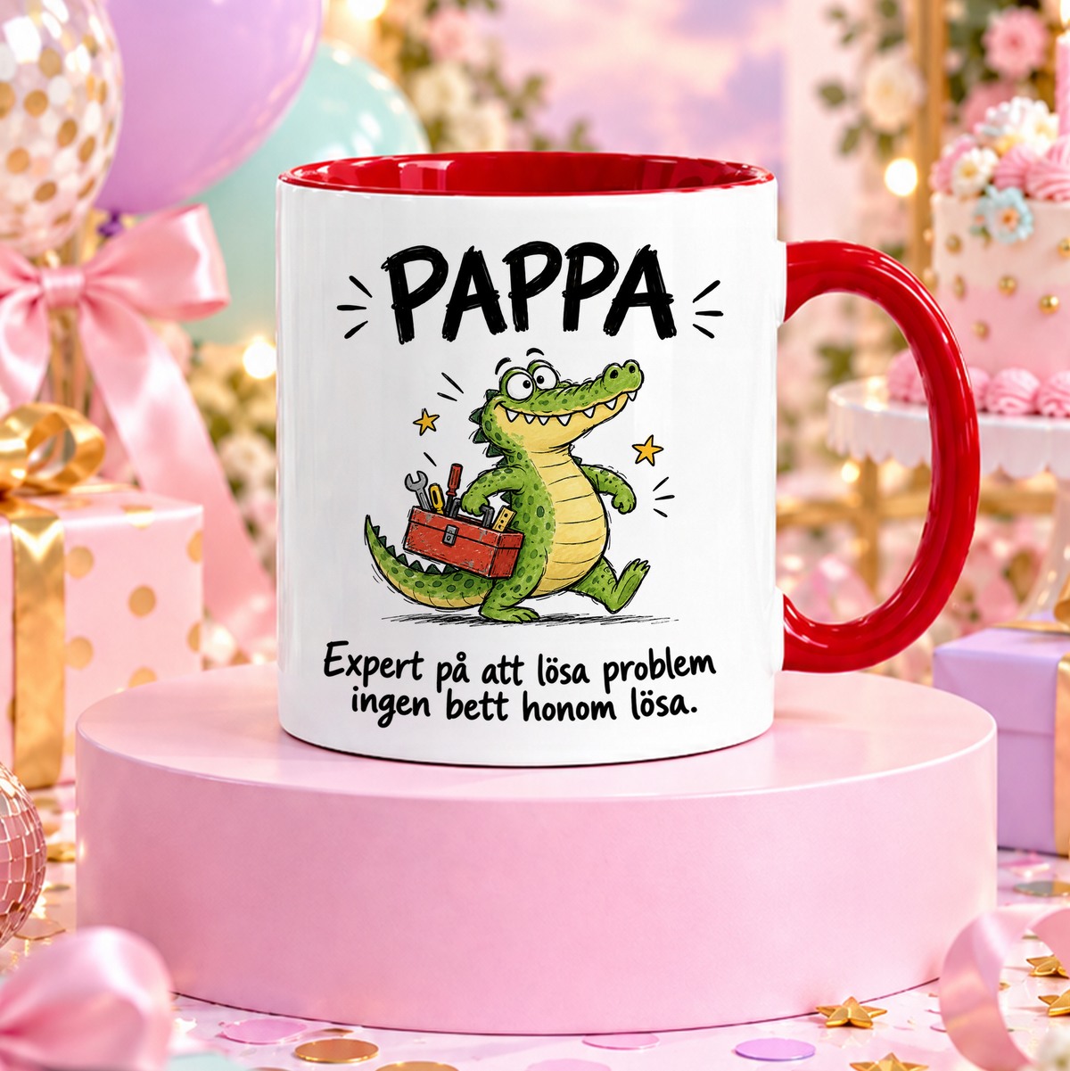 Pappa Expert på att lösa problem | Rolig mugg