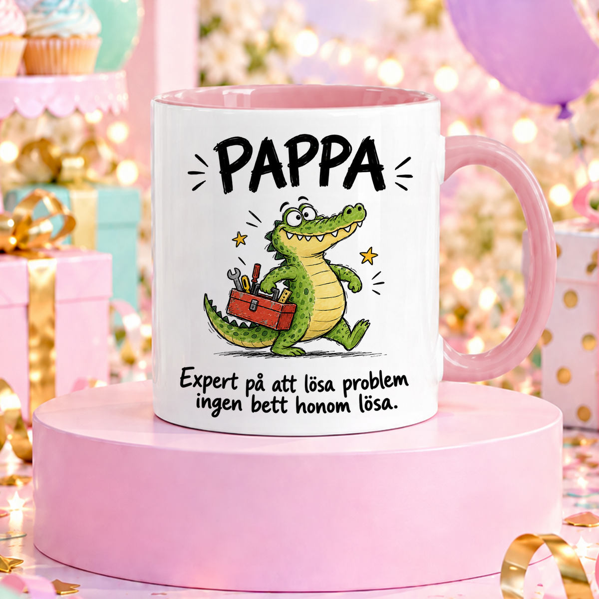 Pappa Expert på att lösa problem | Rolig mugg
