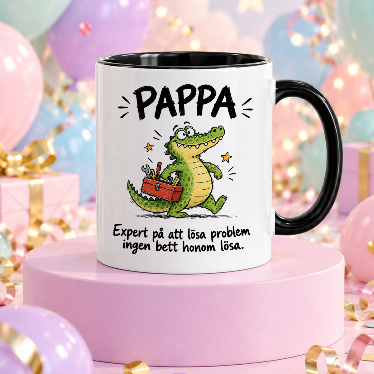 Pappa Expert på att lösa problem | Rolig mugg