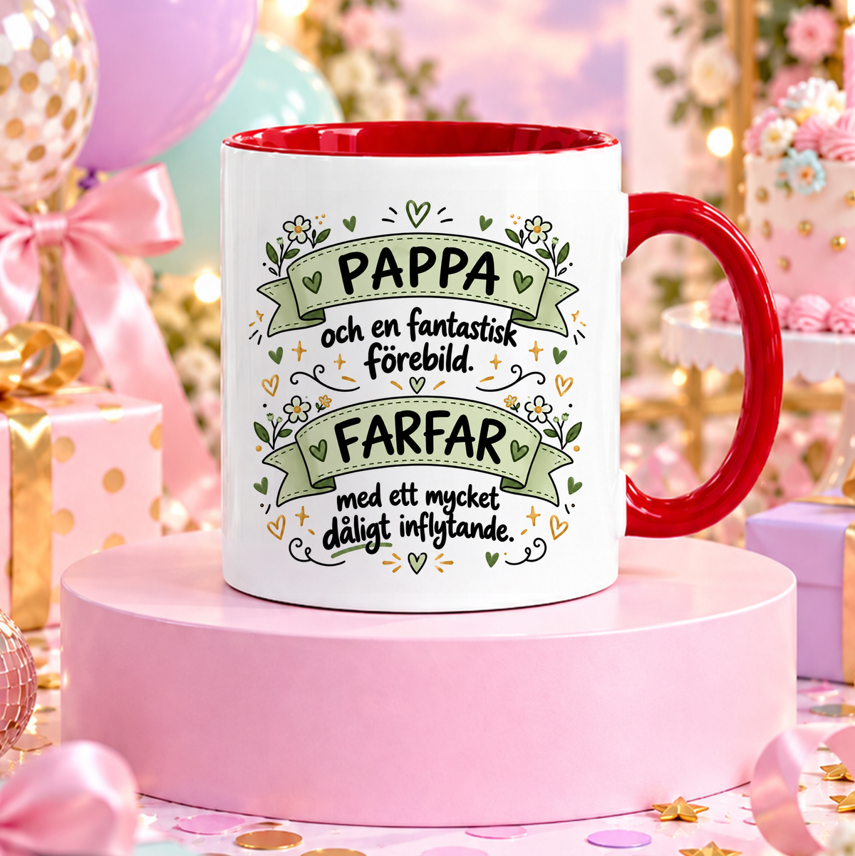 Pappa och Farfar | Rolig mugg