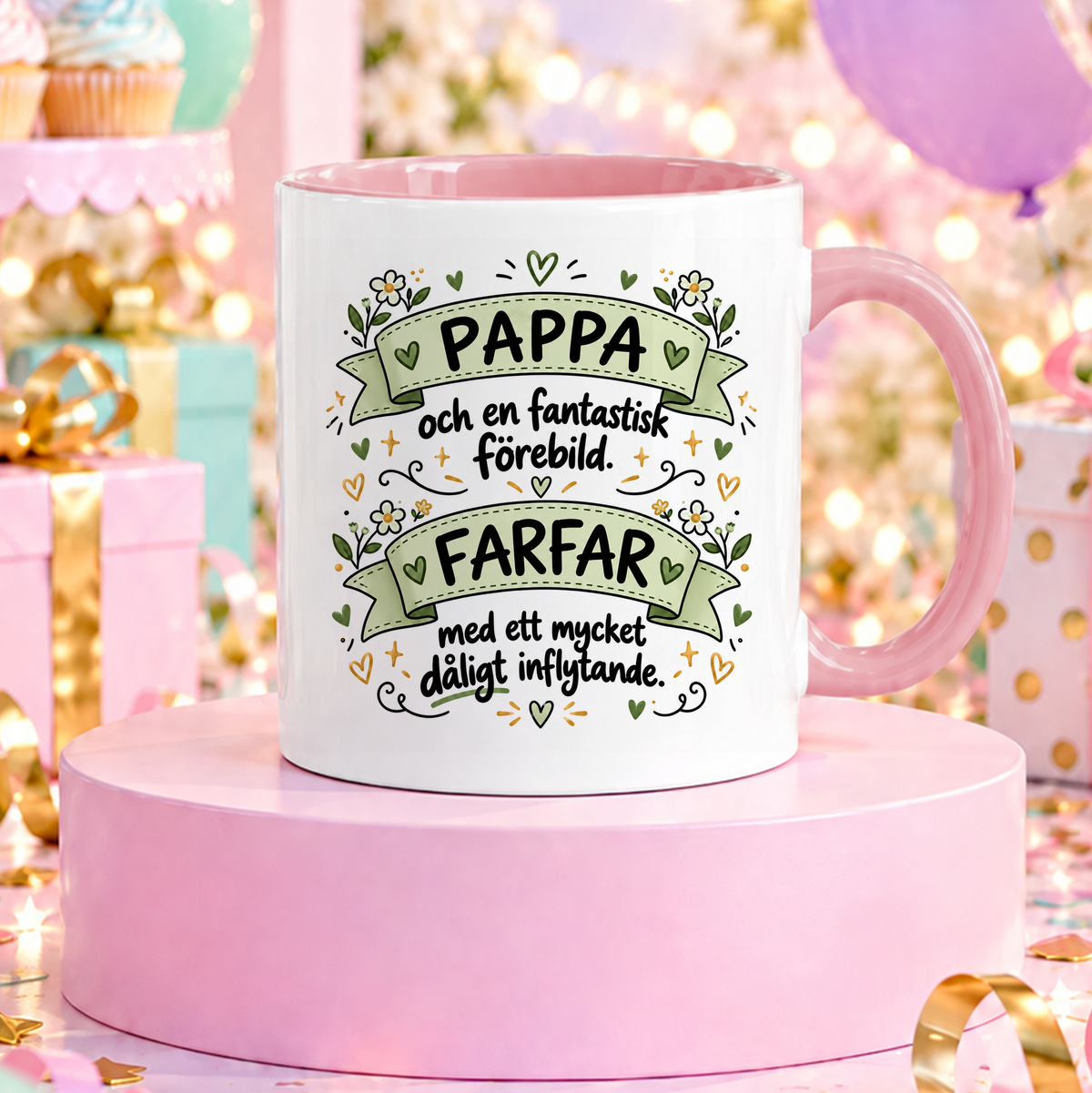 Pappa och Farfar | Rolig mugg