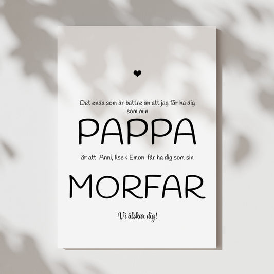 Barnbarn | Poster med text