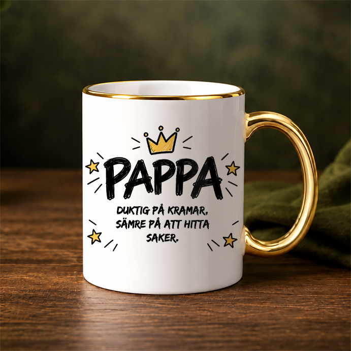 PAPPA | Egen text | Personlig mugg