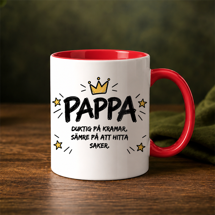 PAPPA | Egen text | Personlig mugg