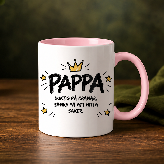 PAPPA | Egen text | Personlig mugg
