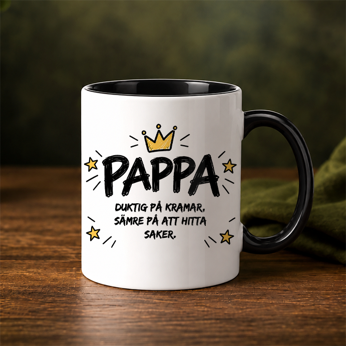 PAPPA | Egen text | Personlig mugg