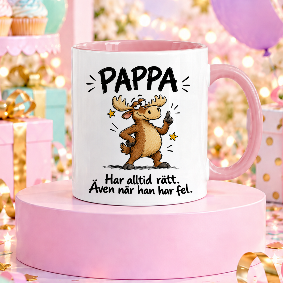 Pappa har alltid rätt, även när han har fel | Rolig mugg
