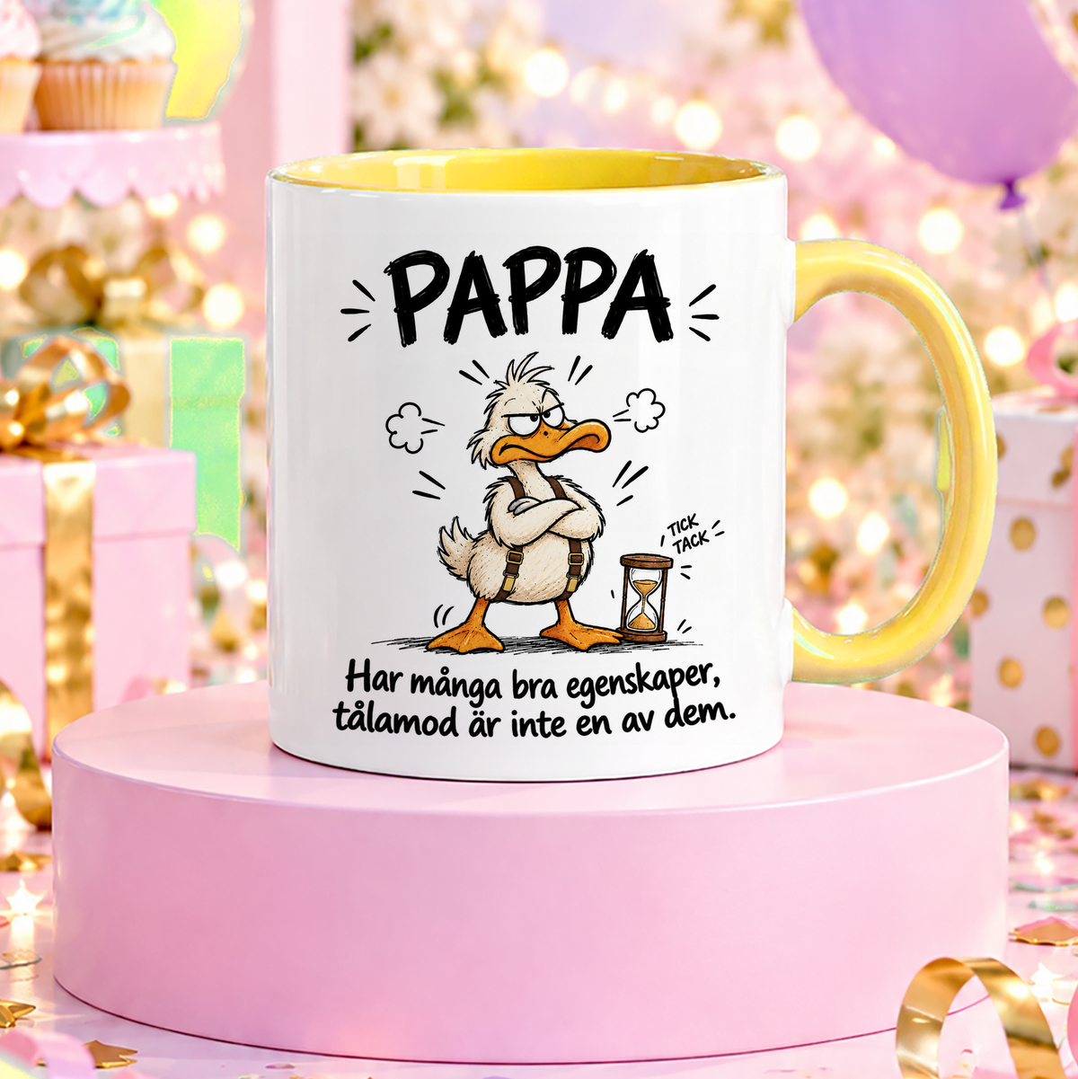 Pappa har inte tålamod | Rolig mugg