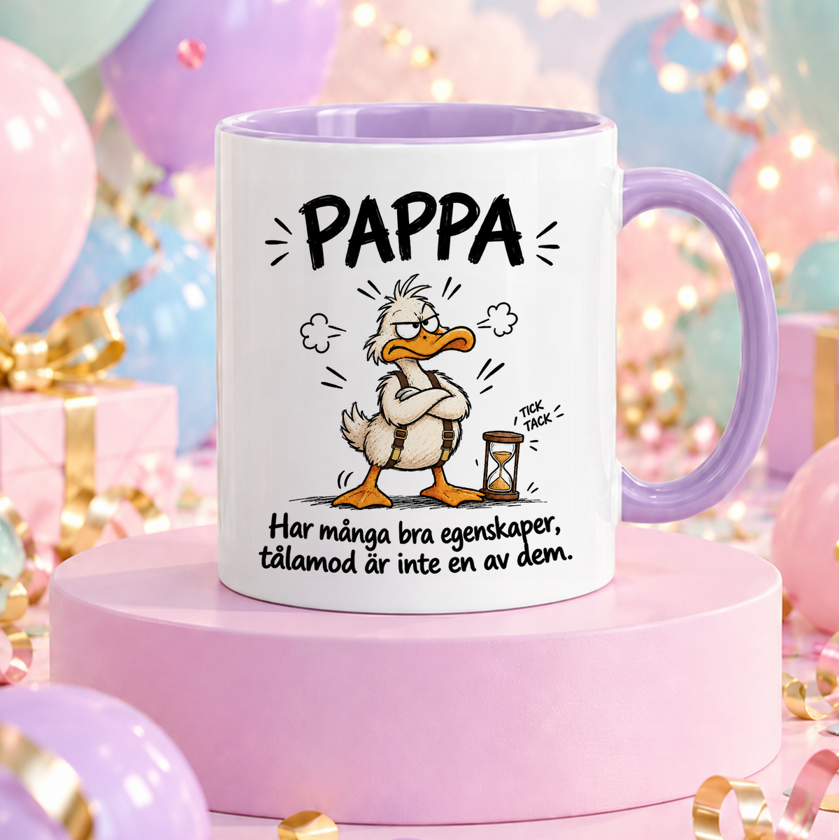 Pappa har inte tålamod | Rolig mugg