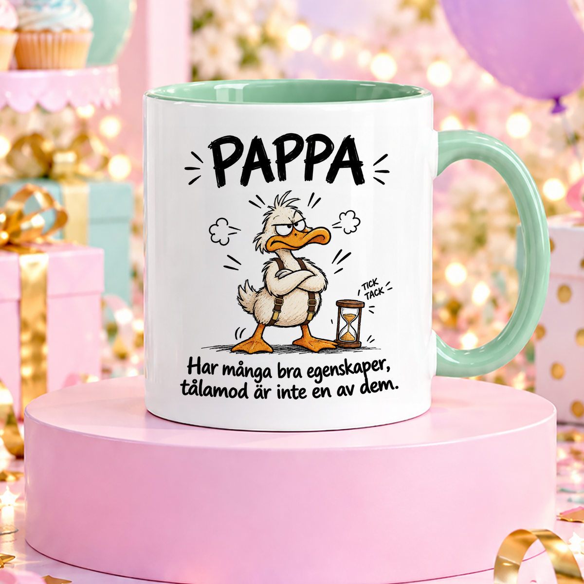 Pappa har inte tålamod | Rolig mugg