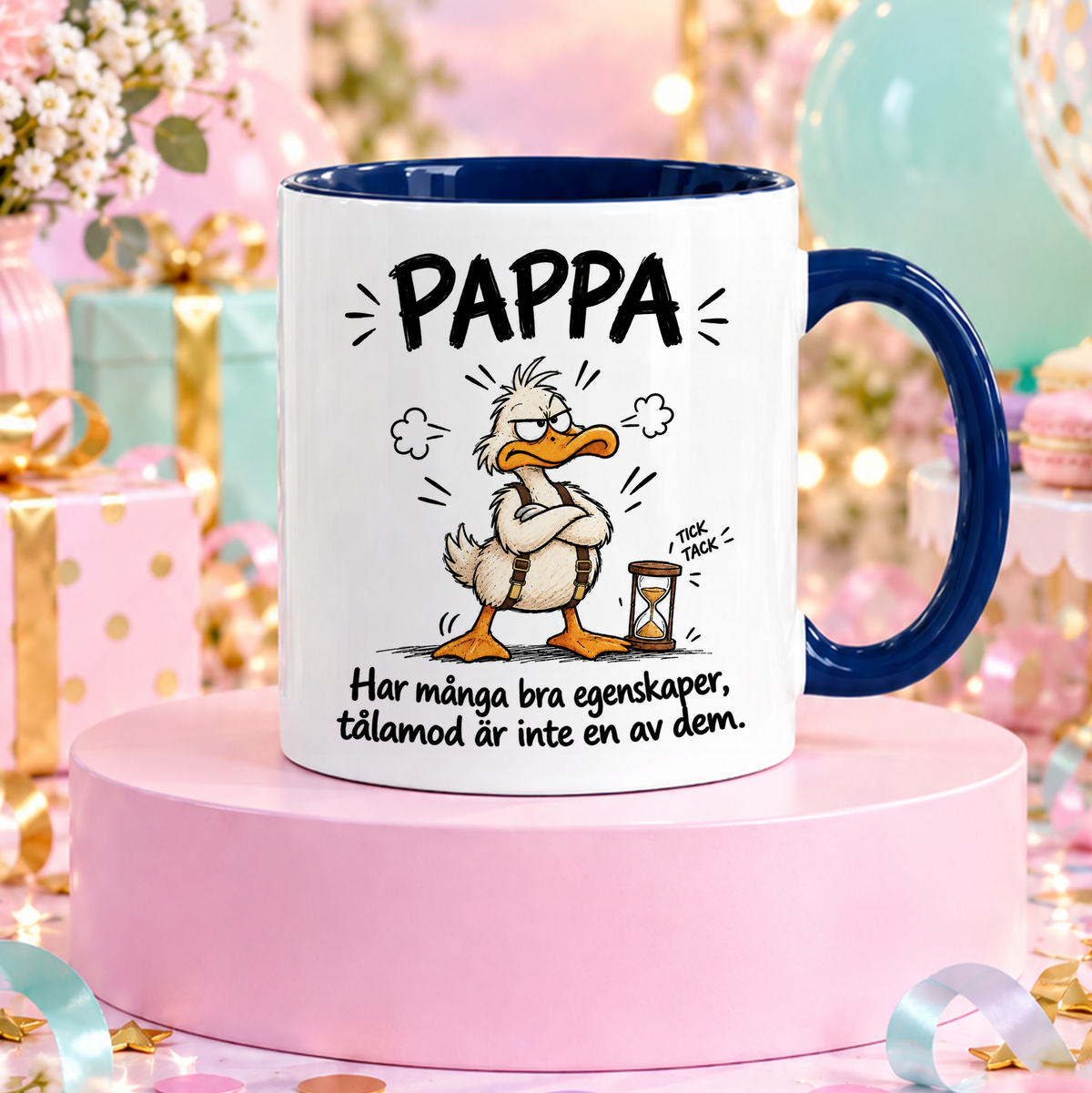 Pappa har inte tålamod | Rolig mugg