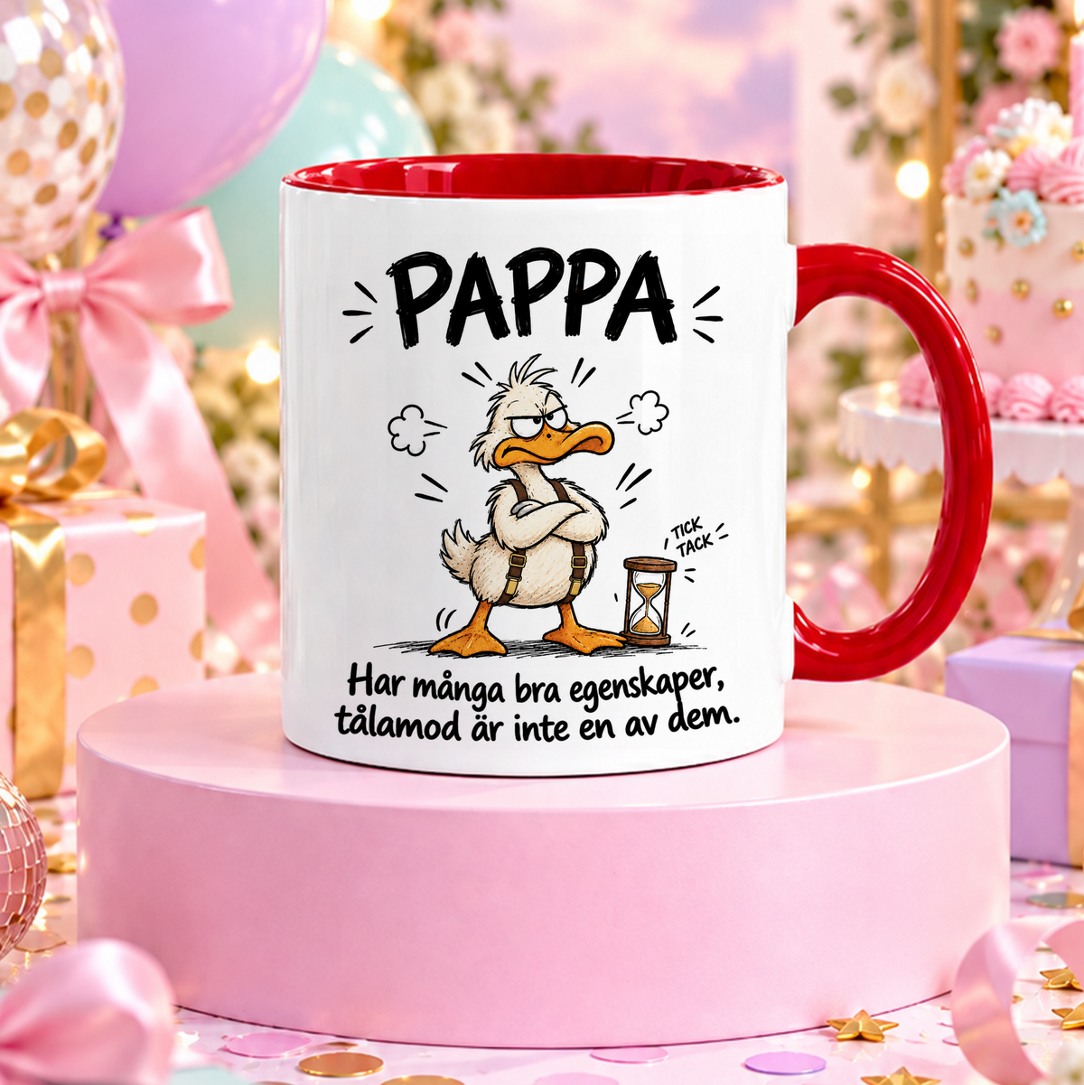Pappa har inte tålamod | Rolig mugg