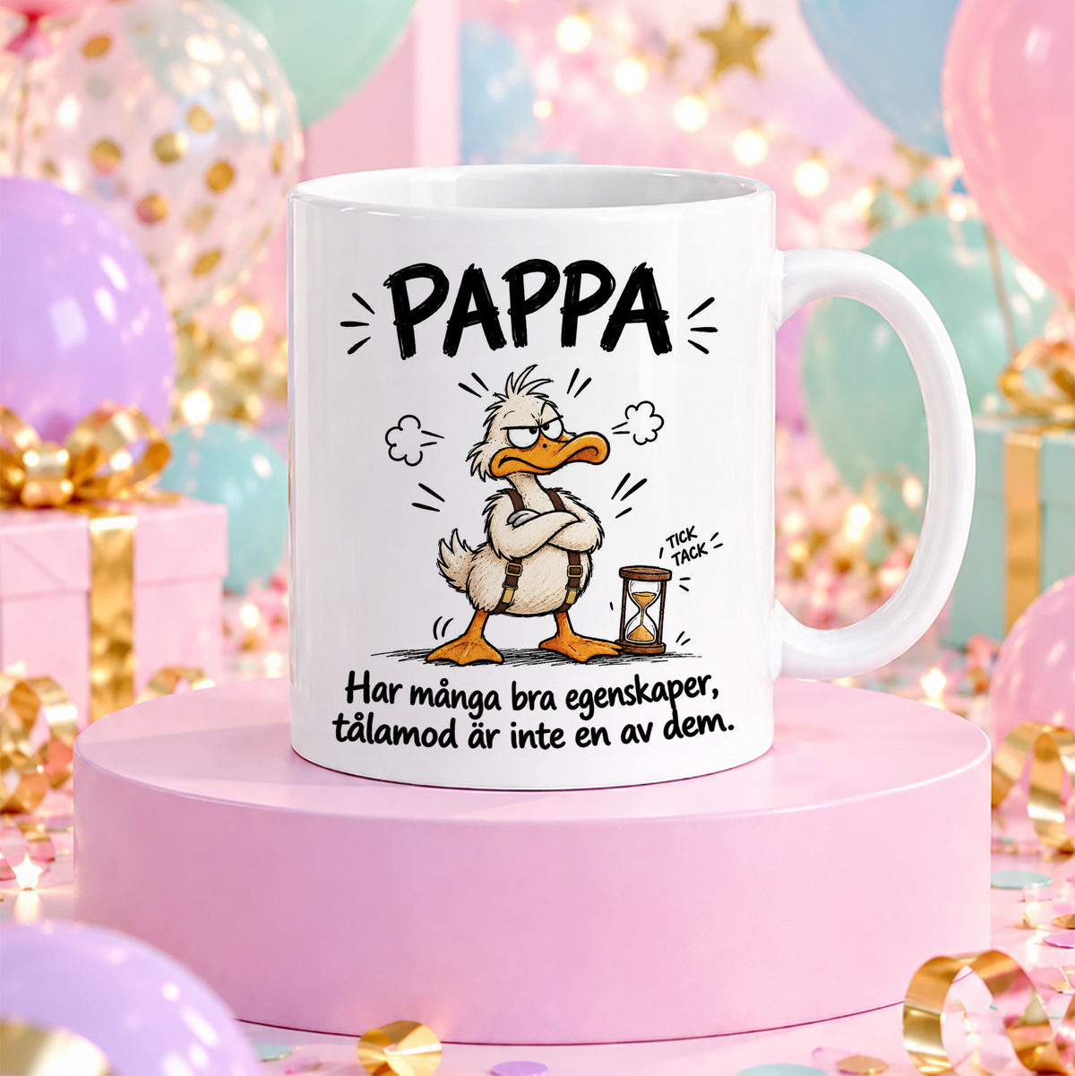 Pappa har inte tålamod | Rolig mugg