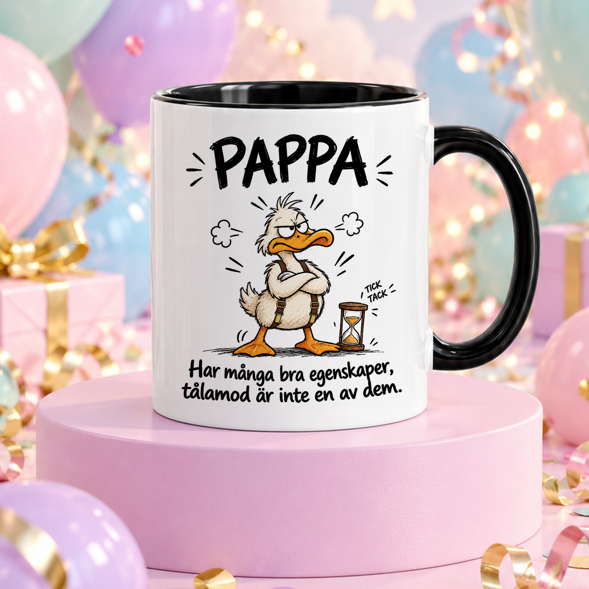 Pappa har inte tålamod | Rolig mugg